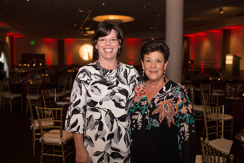 President and CEO Lisa Howard with Board President Linda Brown