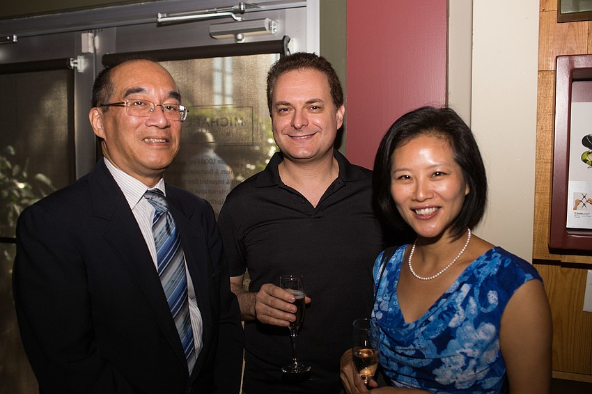 Associate Artistic Director Derek Han with Enrico Elisi and Kye Park