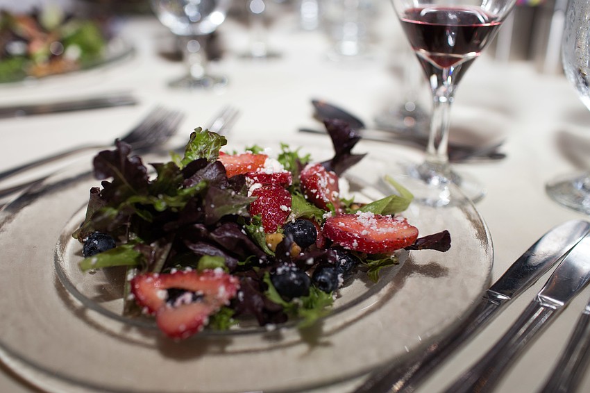 The salad was created by La Musica violinist Ruth Lenz.