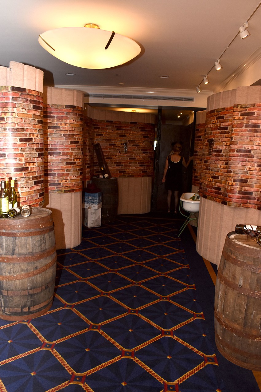 Members had to give a password at the door before being allowed in the party.