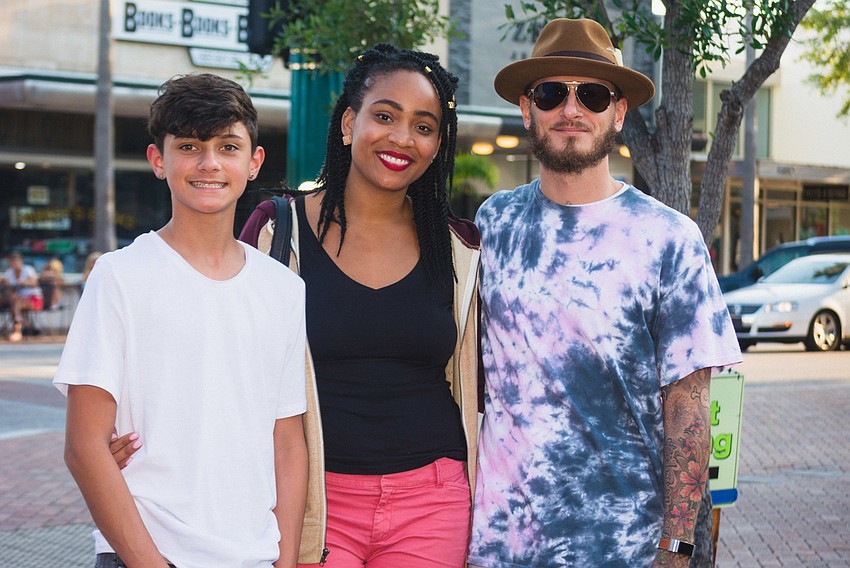 Santino Keelen, Jasmine Akins and Michael Keelen