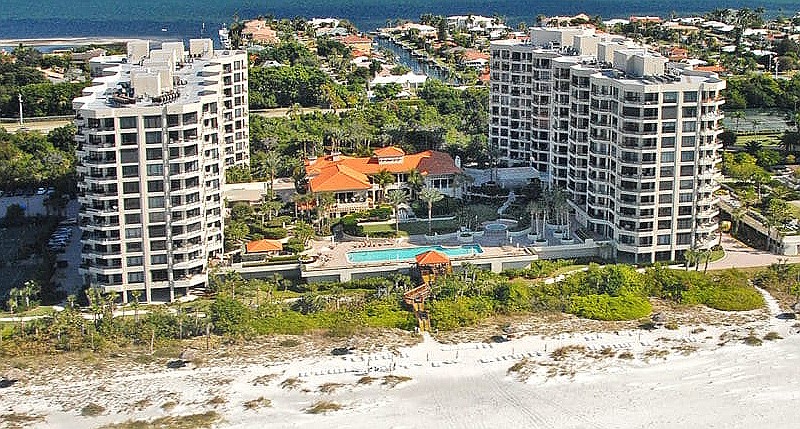 Unit 701 of the Water Club at Longboat Key on Gulf of Mexico Drive recently sold for $2.85 million.