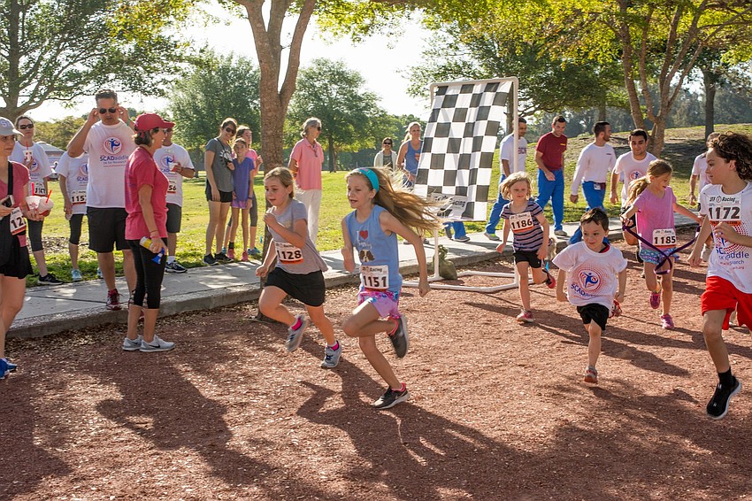 The kids fun run concluded the event.