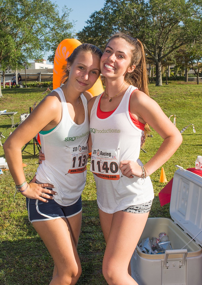 Eve Davis and Riley Friday