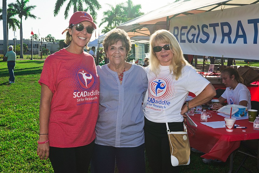Event organizer Tracee Murphy, Patty Gerhart and Cherly Evans