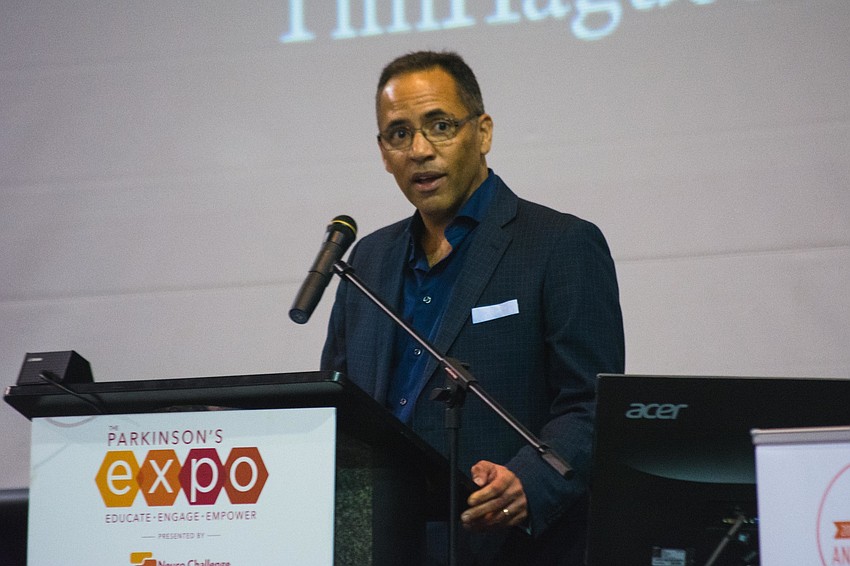 Keynote speaker Tim Hague Sr. , the inaugural winner of CTV's 