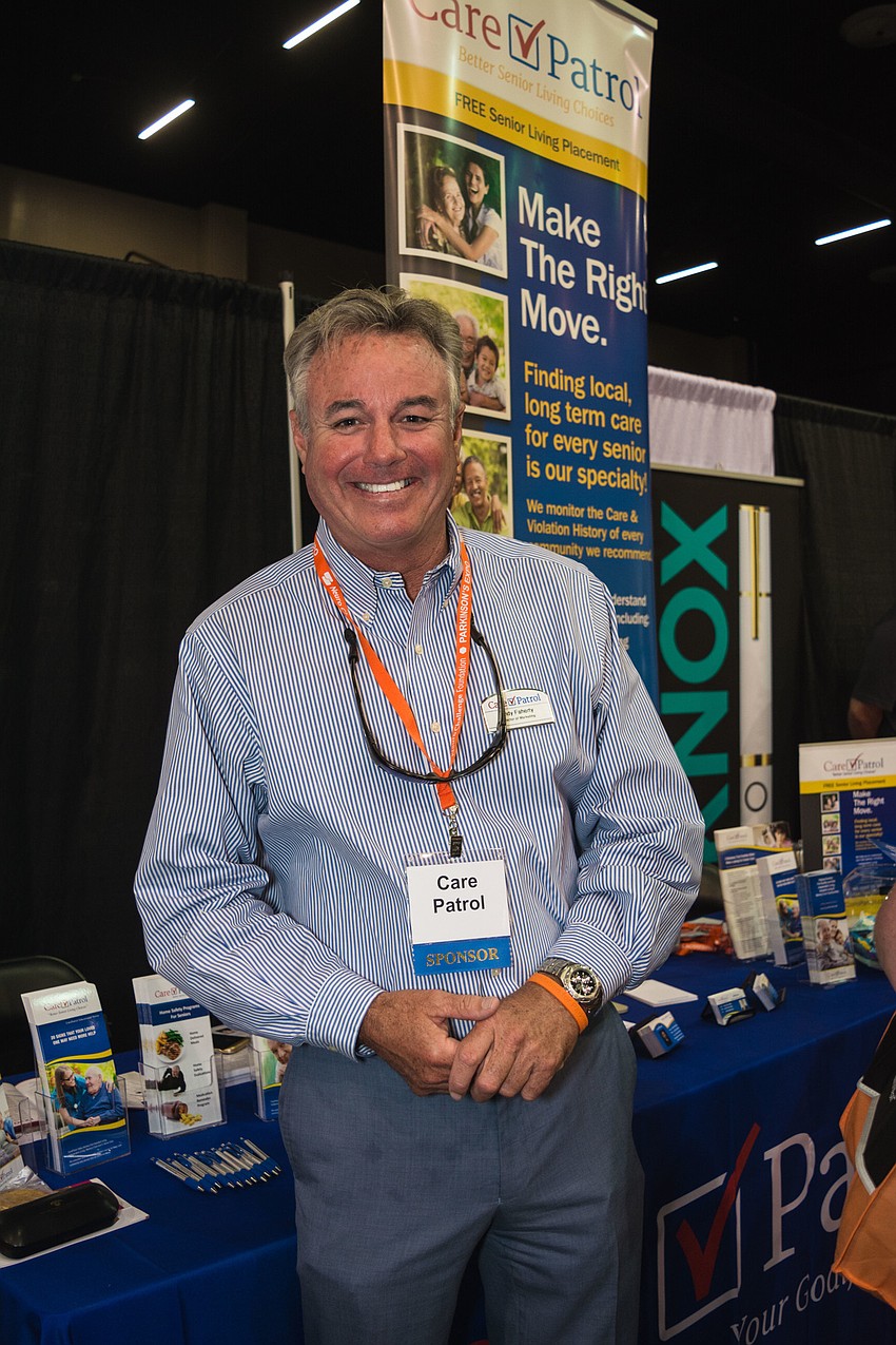 Andy Faherty of CarePatrol Gulf Coast, one of the event's sponsors.