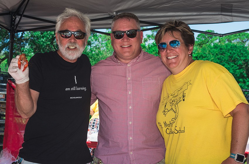 Kirk Litman, Barry Shuck and Christina Viareque