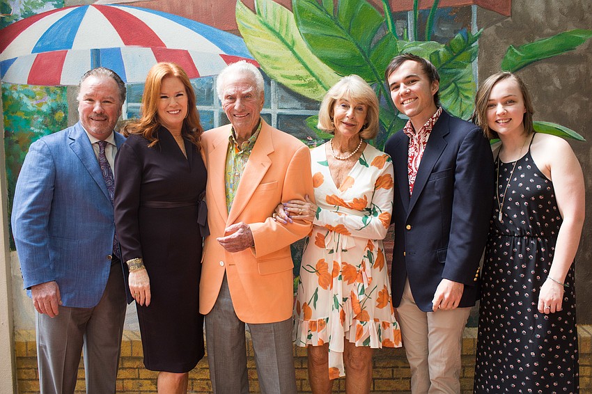 Michael, Terri, Honoree Murray, Sue B., Max and Mikayla Klauber