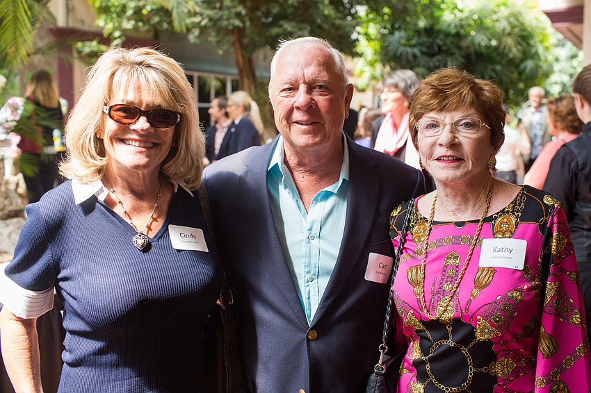 Cindy and Carl Weinrich with Kathy Schersten