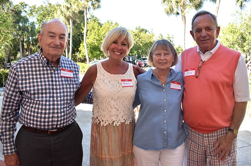 Charley Broll, Teresa Simmons, Alberta Anaclerio and Bob Simmons