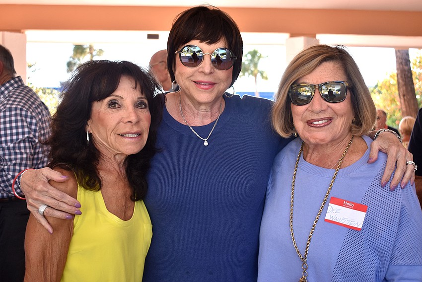 Event co-chair Betsy Granite, Sylvia Samet and Dee Weinstein