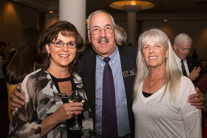 Betsy Hudson Traba with David and Linda Green