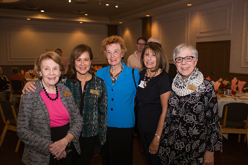 Donna Maytham, Laura Feder, Bobbye Schott, Pat Golemme and Jane Sheridan