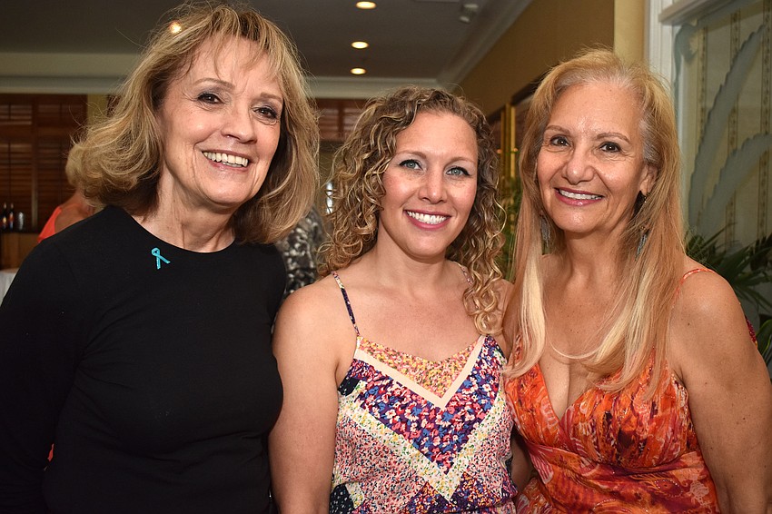 Gay Zuercher, Lauren Saleh and Loretta Visconti