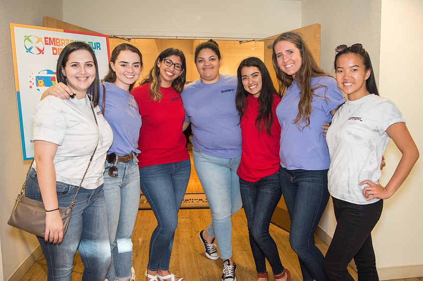 Lauren Manetta, Caroline Griffith, Jennifer Deyne, Adrianna Patacsil, Allison Zavala, Alyssa See and Susan Wyatt