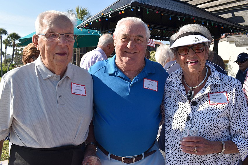Dave Van Howe, Gino Del Pup and Florence Van Howe