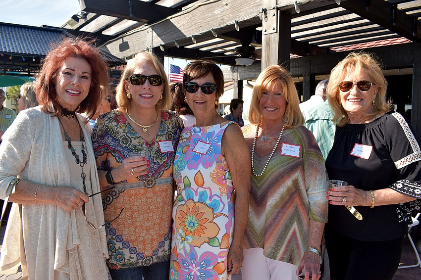 Sharon Caldwell, Lisle Casper, Pat Lundy, Marlene Silverman and Jane Gonzales