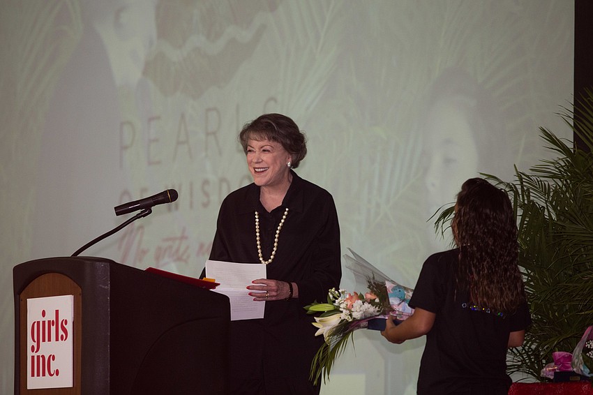 Honoree Susan Buck talked about her journey to becoming a licensed pilot.