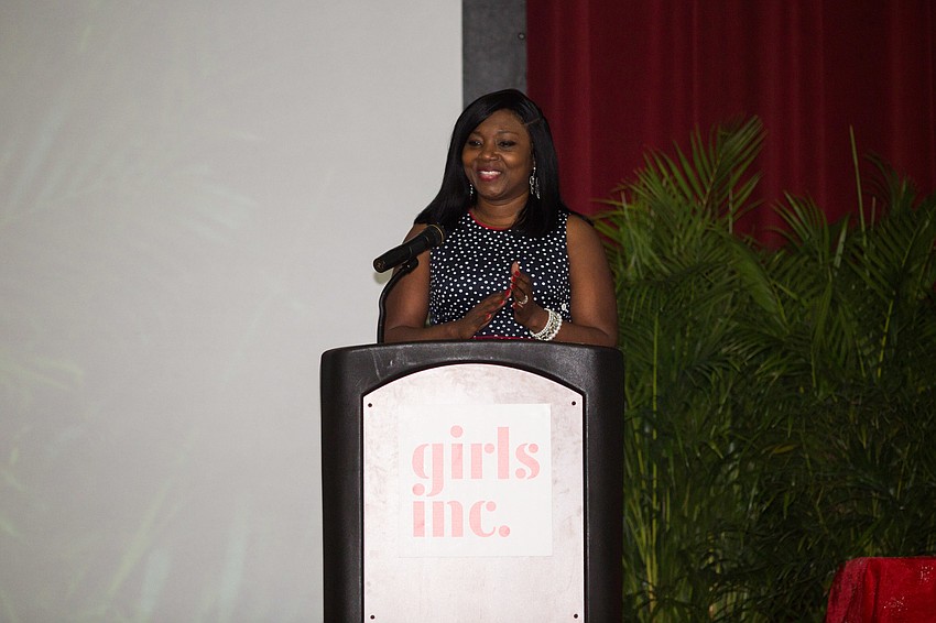 Honoree LaShawn Houston-Frost also was awarded the She Knows Where She's Going award.