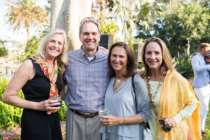 Julie and Chuck Rush, Melissa Delisser and Mary Evelyn Guyton