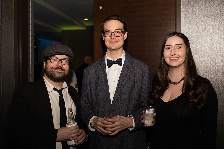 Dylan Jones, Philip Troyer and Briana Francis