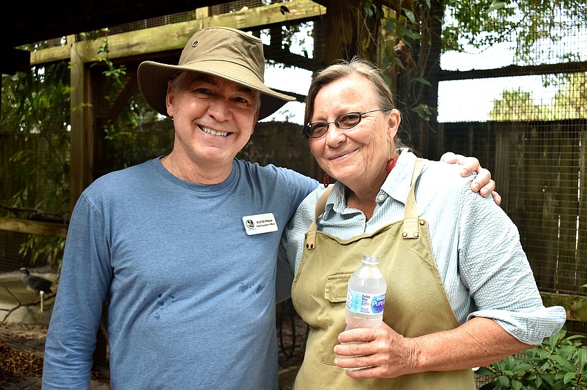 Save Our Seabirds CEO David Pilston and Owner and Manager of Florida Native Plants Nursery Lauren Schiller