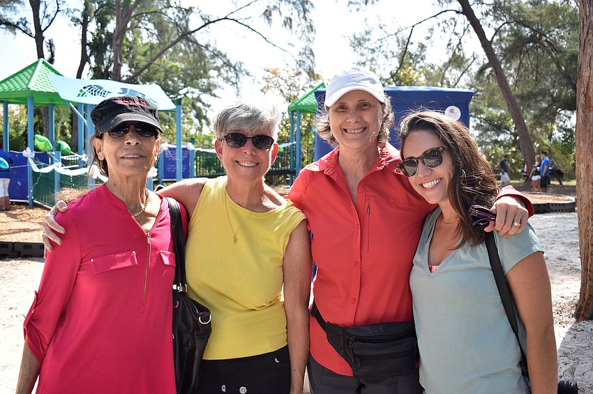 Marilyn Highland, Tracy Bakich, Jane Keil Yoder and Dana Bakich, who thought of introducing the Ditmars to Where Angels Play