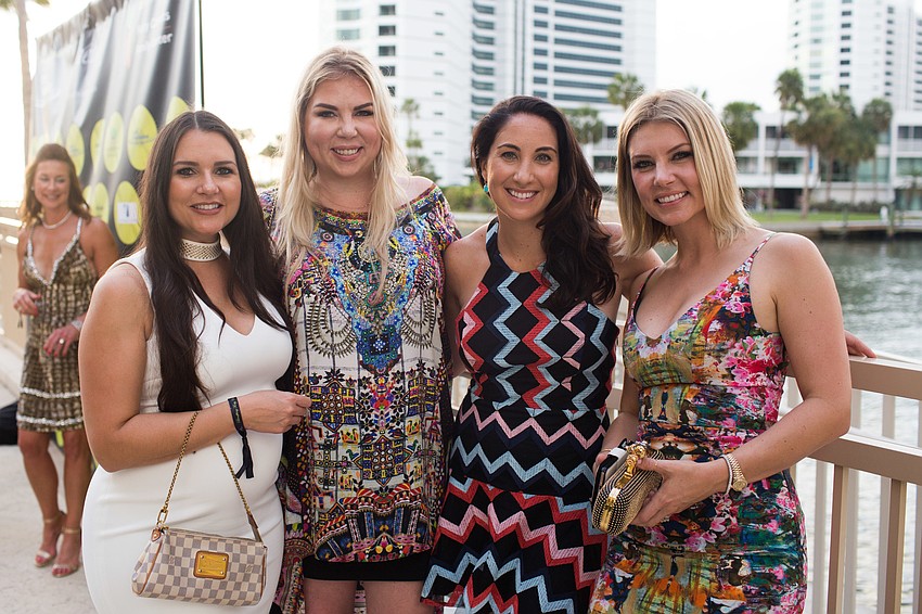 Destiny Beckham, Sarah Macrae, Adelle Bethel and Allison Scibelli