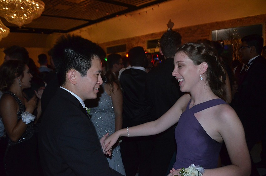Senior Vinh Dong and sophomore Lauren Whiddon are just friends who love dancing.