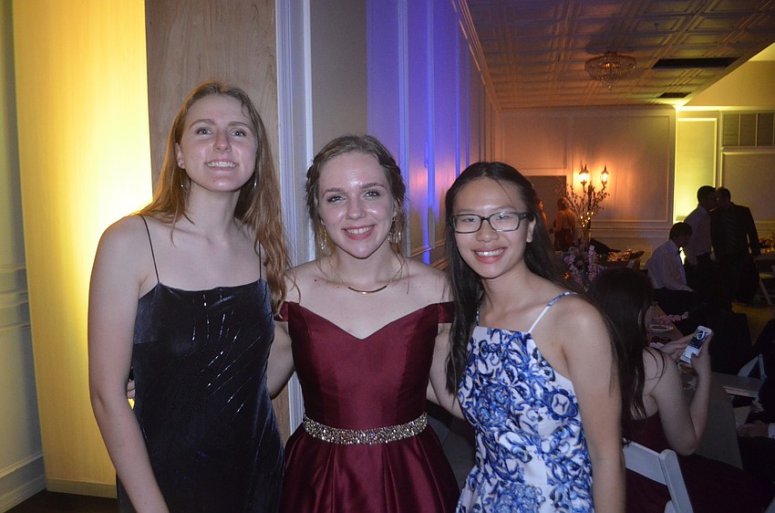 Senior Michelle Sobolewski, junior Courtney Gape and senior Madison Hafley, said it is bittersweet the prom signals the end of high school.