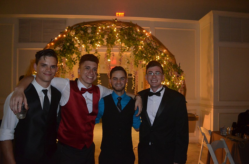 Seniors Blake Smith, Maiker Gutherie, Noah Cronin and Brian Cutro said it was sad the prom means the end of high school for them.