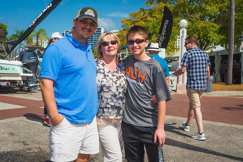 Jimmy, Lisa and Ryan Halle