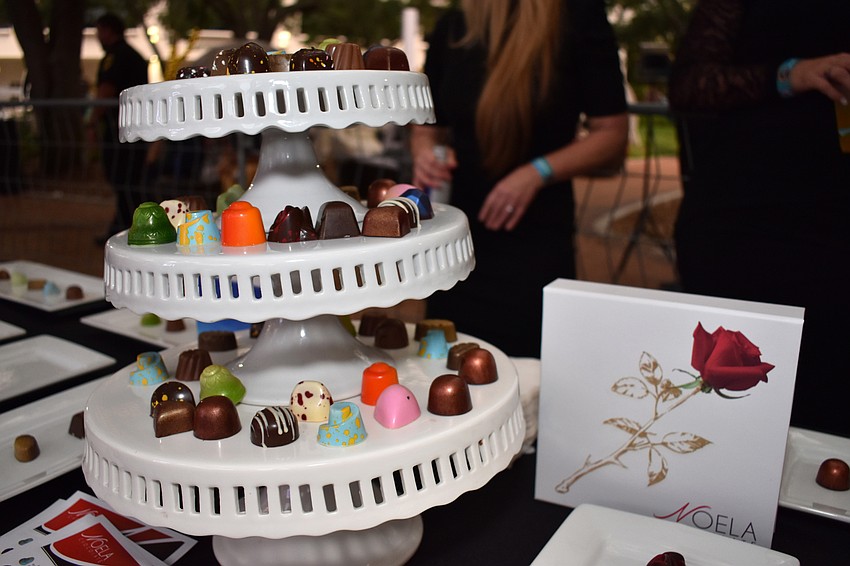 Noela Chocolate and Confections was one of several vendors providing things for guests to munch on.