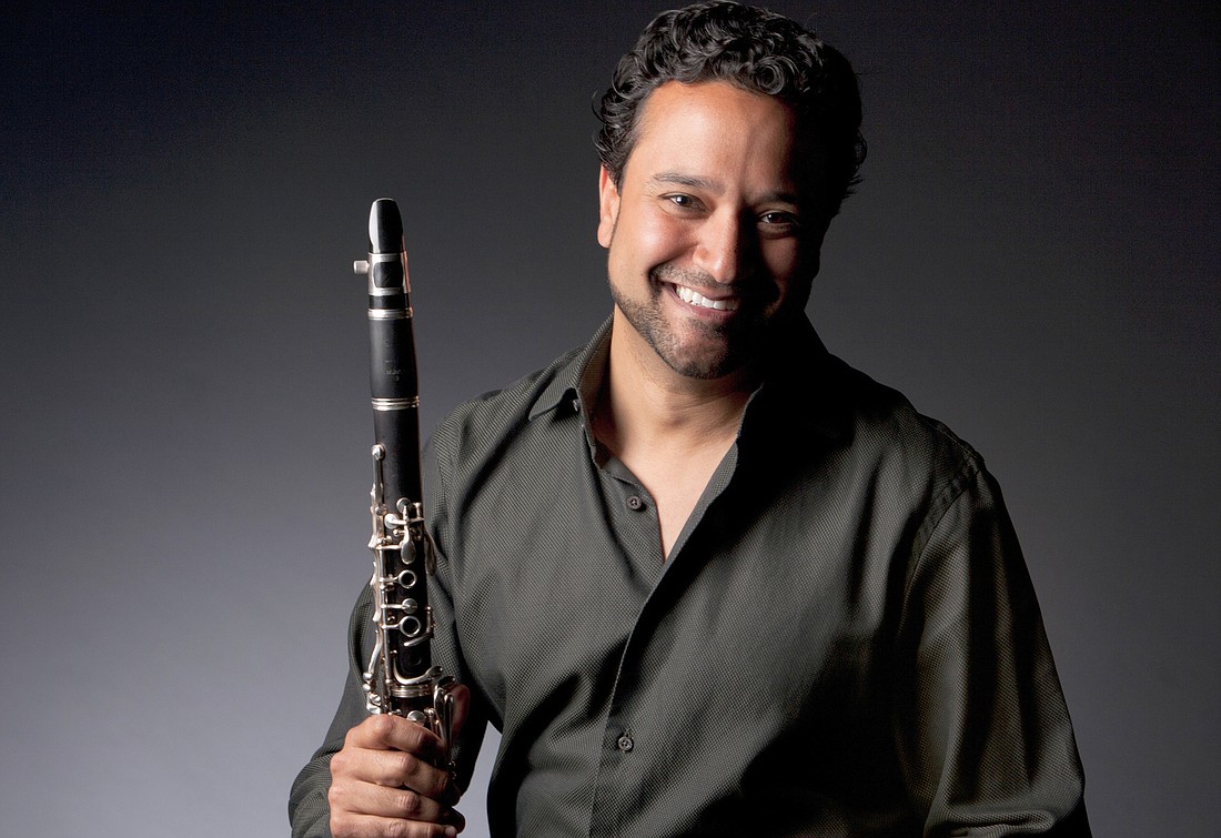 Principal clarinet Bharat Chandra was featured in the Brahms Trio. Courtesy photo