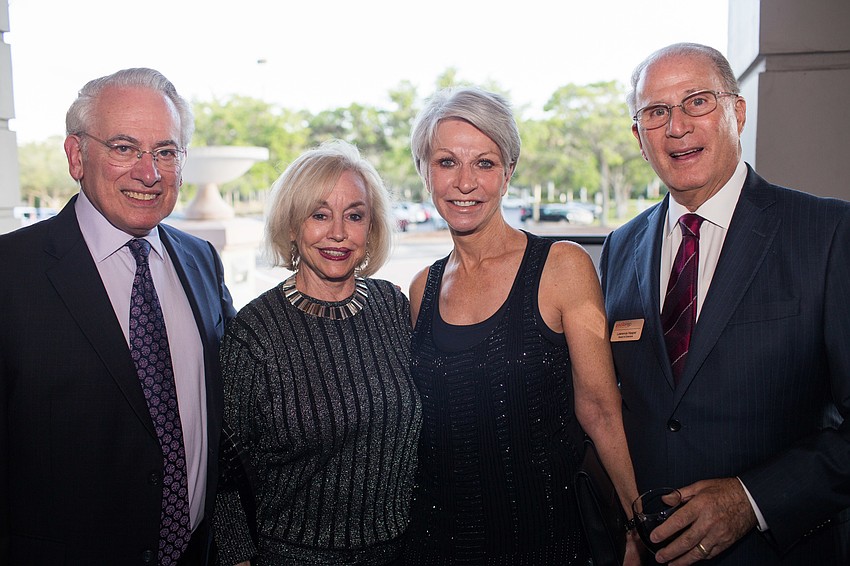 Ben and Gigi Huberman with Debbie and Lawrence Haspel