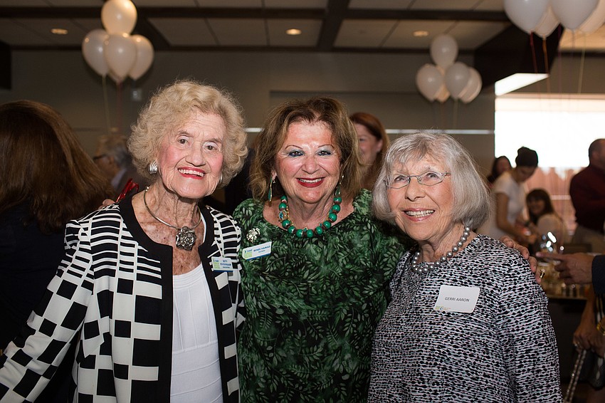 Betty Schoenbaum, Renee Hamad and Gerri Aaron