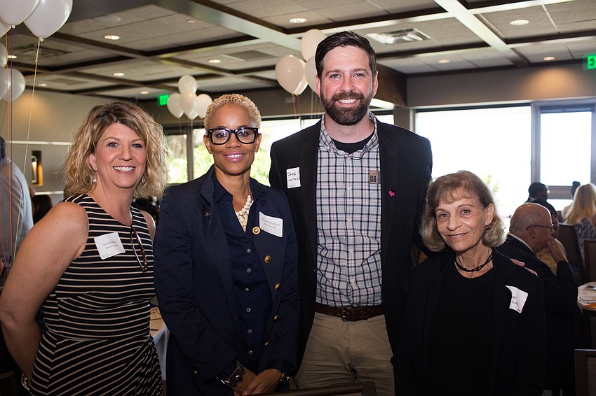 Honoree organization More Too Life representatives Jen Mcnally, Brook Bello, Derek Thompson and Laurie Hofheimer