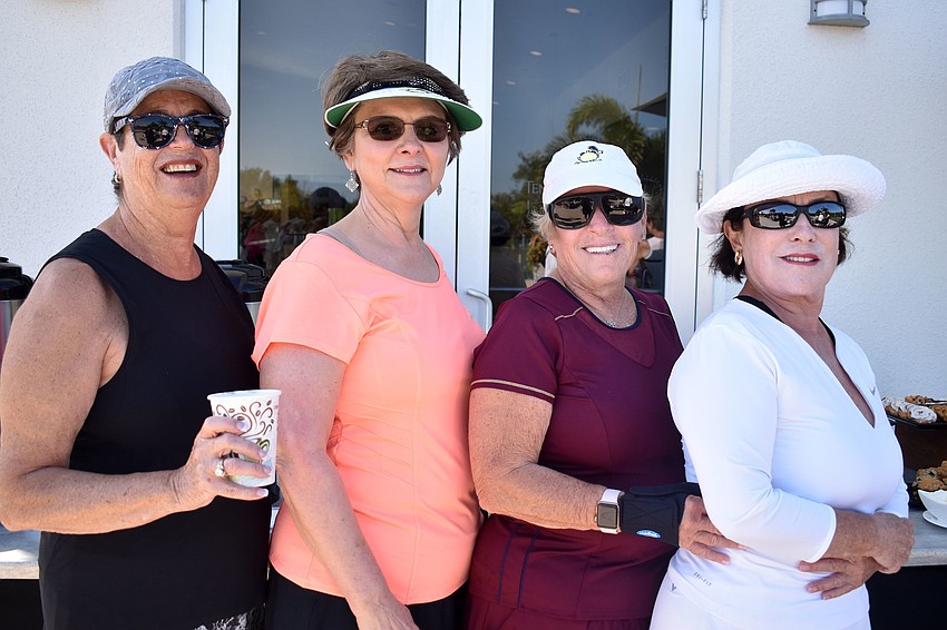 Gloria Biberman, Anita Marx, Wilma Davidson and Maureen Gibson
