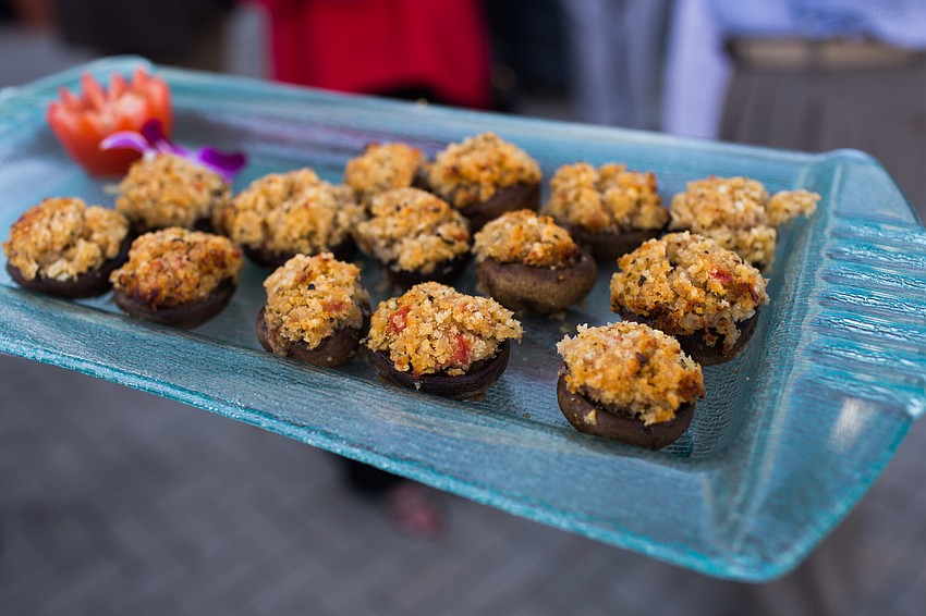 Italian stuffed mushrooms were served during social hour.
