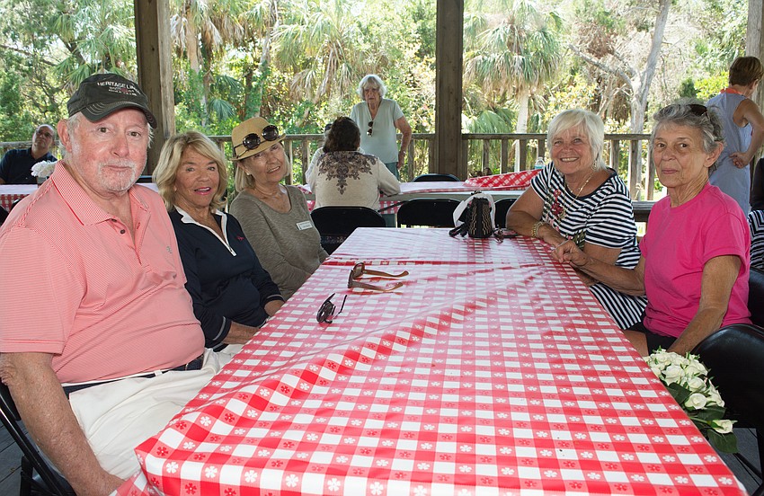 Gene Campbell, Joan Partridge, Jinny Johnson, Claudia Hennigan and Jane Boehme