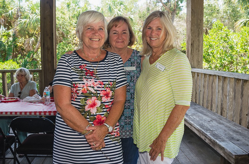 Claudia Hennigan, JoAnn Schwencke and Virginia Luke