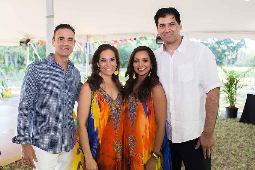 Co-Chairs Hakim and Melissa Morsli with Umbreen Khalidi-Majeed and Farhan Majeed