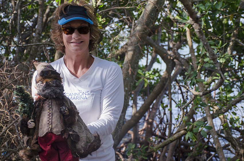 Dia Wilson said this is one of the more bizarre pieces of garbage she's picked up.