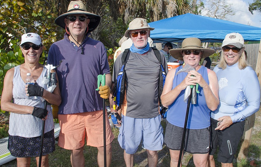 Nancy Greenhouse (left), Peter Stanton, Pat Canavan, Peg Stanton and Virginia Luke