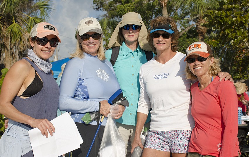 Danielle Madole (left), Virginia Luke, Cindy Fischer, Dia Wilson and Becky Parrish