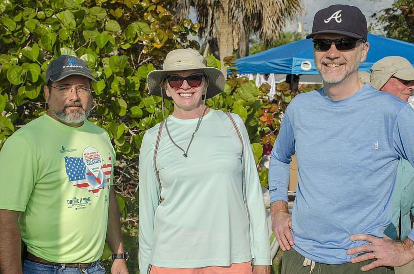 Federico Vazquez (left), Bernadette Viens and Bruce Langston.