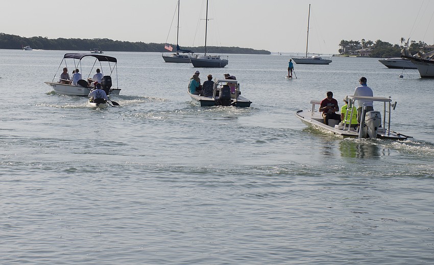 More than 60 people were transported from Mar Vista dock to Sister Keys Saturday morning.
