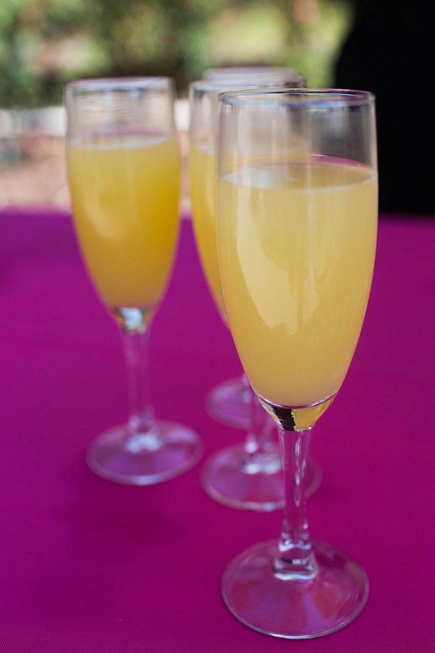 Mimosas were also offered during social hour.