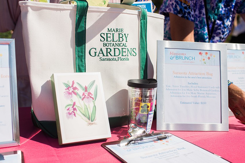 The Marie Selby Botanical Gardens donated an item to the silent auction table.
